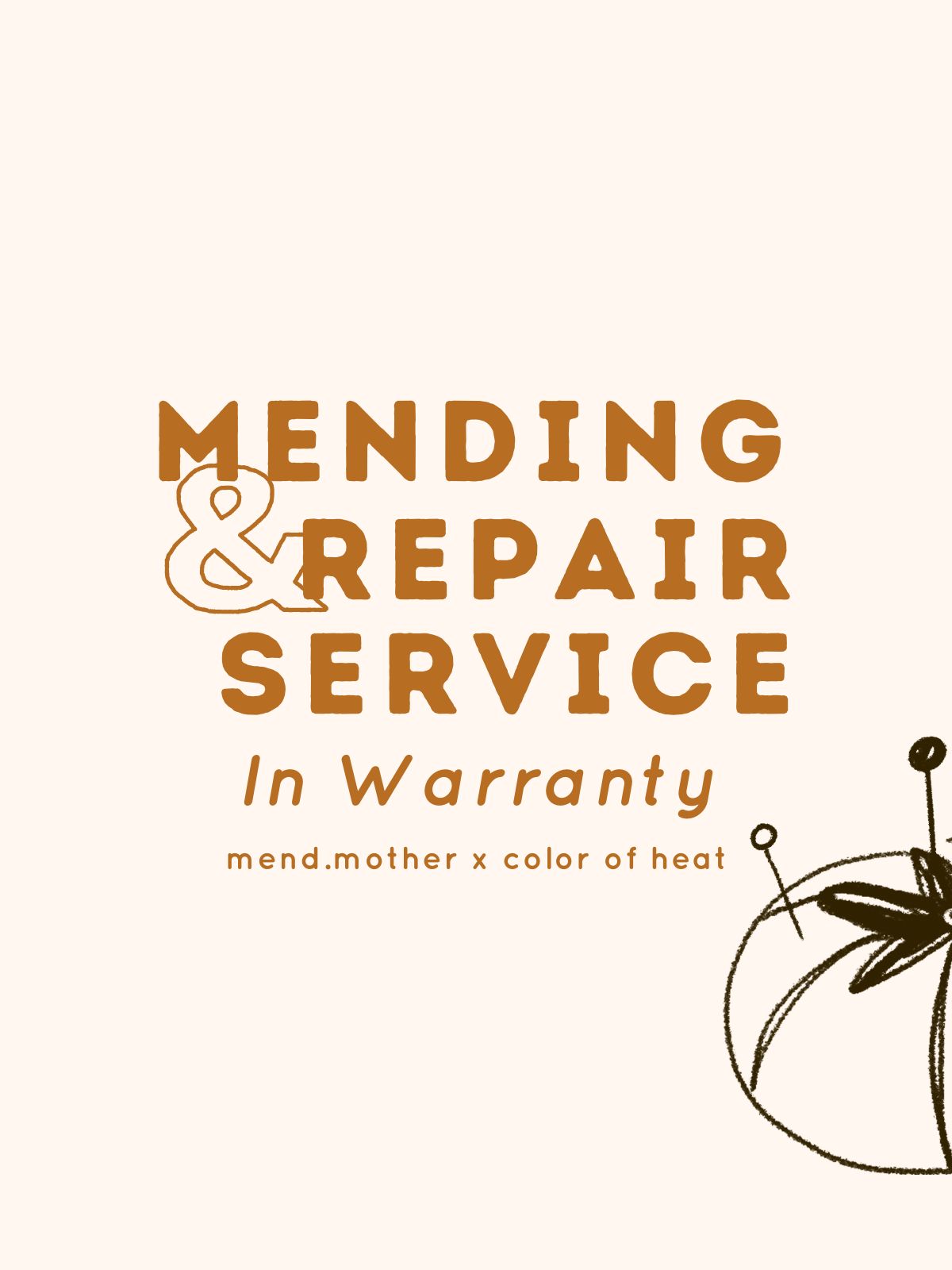 Mending & Repair Service (In Warranty)