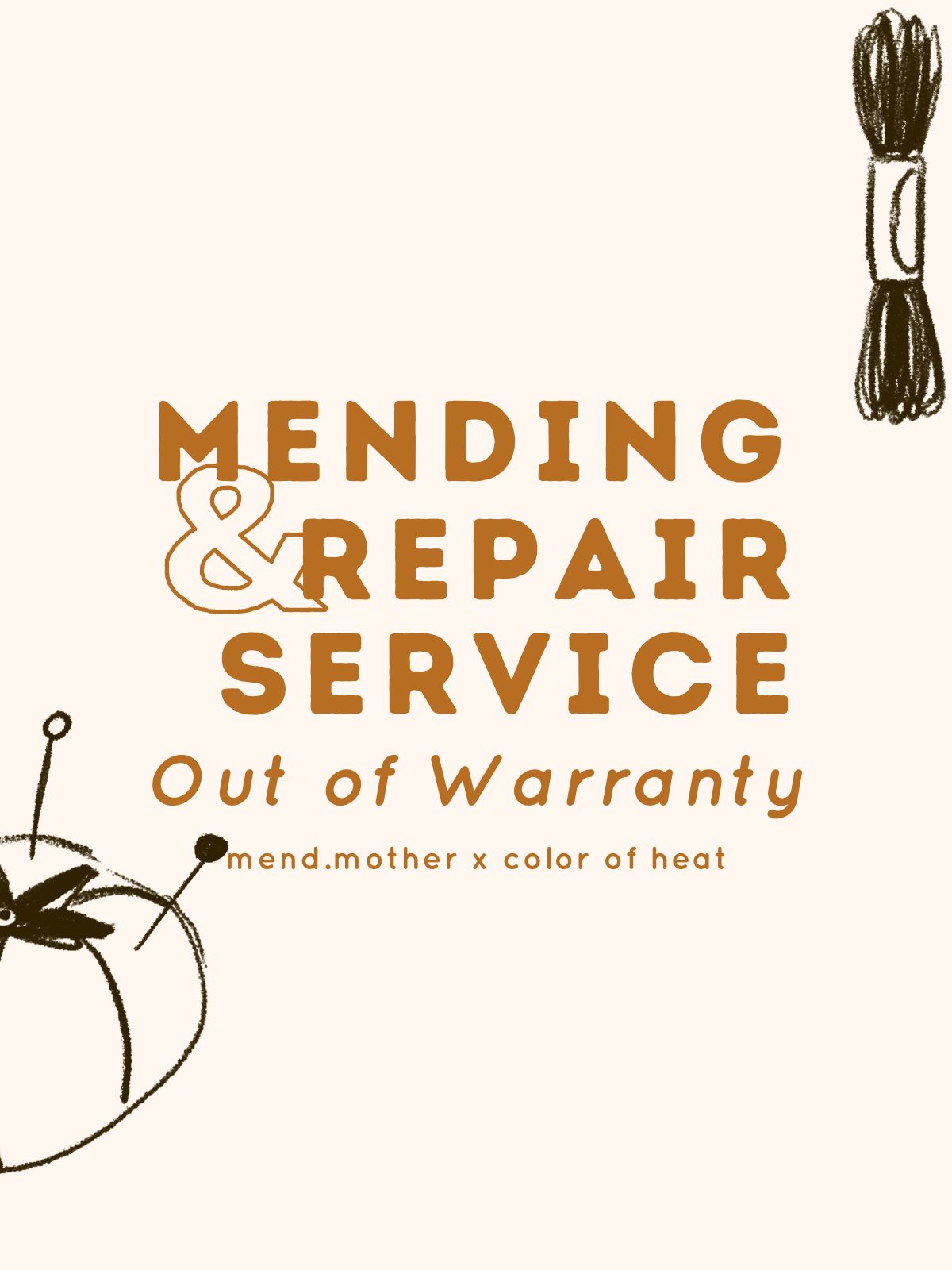 Mending & Repair Service (Out of Warranty)